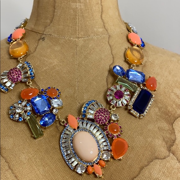 Rhinestones of color Necklace - Picture 6 of 6